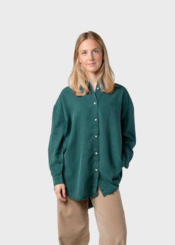Klitmøller Collective ApS Ofelia lyocell shirt  Shirts Moss Green