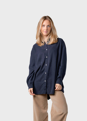 Klitmøller Collective ApS Ofelia lyocell shirt  Shirts Navy