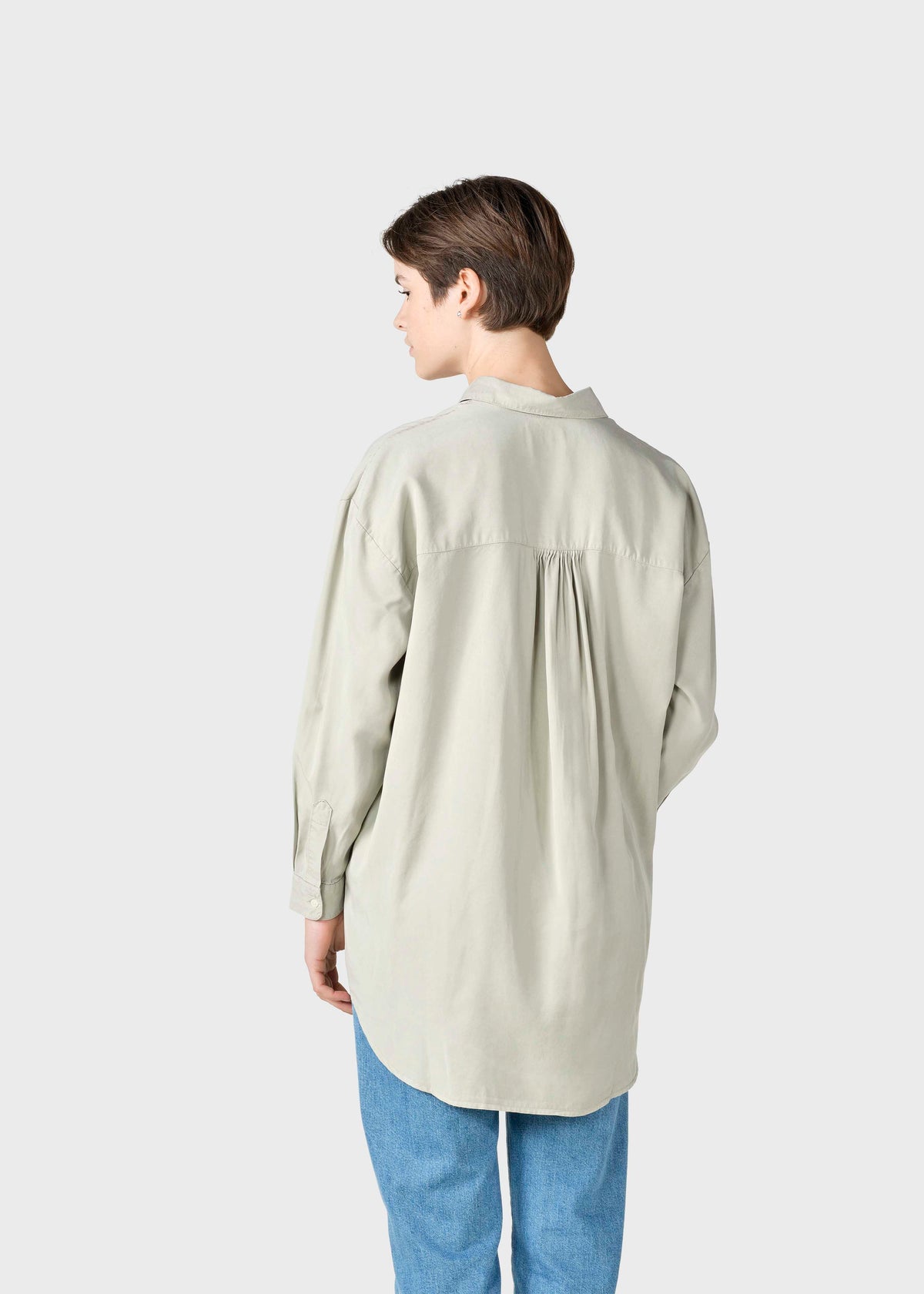 Klitmøller Collective ApS Ofelia lyocell shirt Shirts Sage