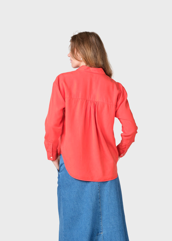 Klitmøller Collective ApS Ofelia short shirt  Shirts Red