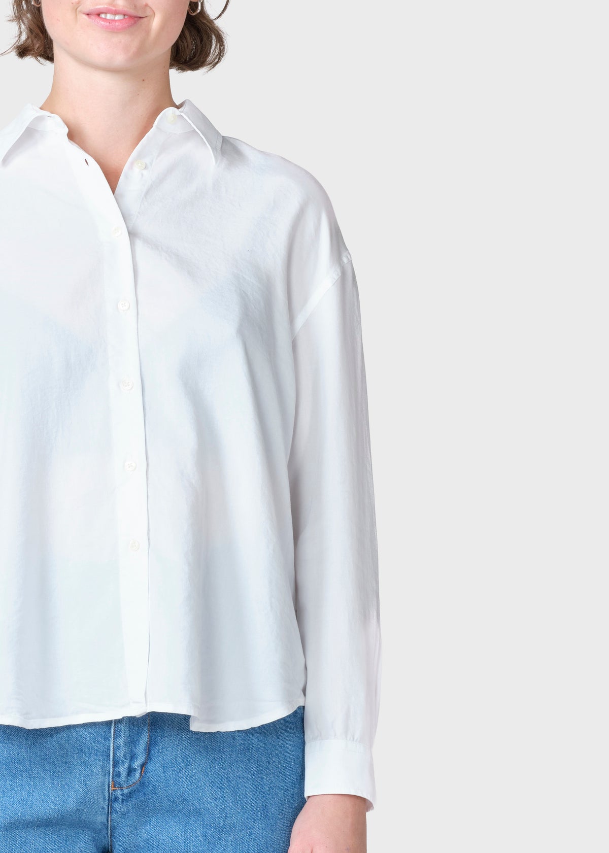 Klitmøller Collective ApS Ofelia short shirt Shirts White