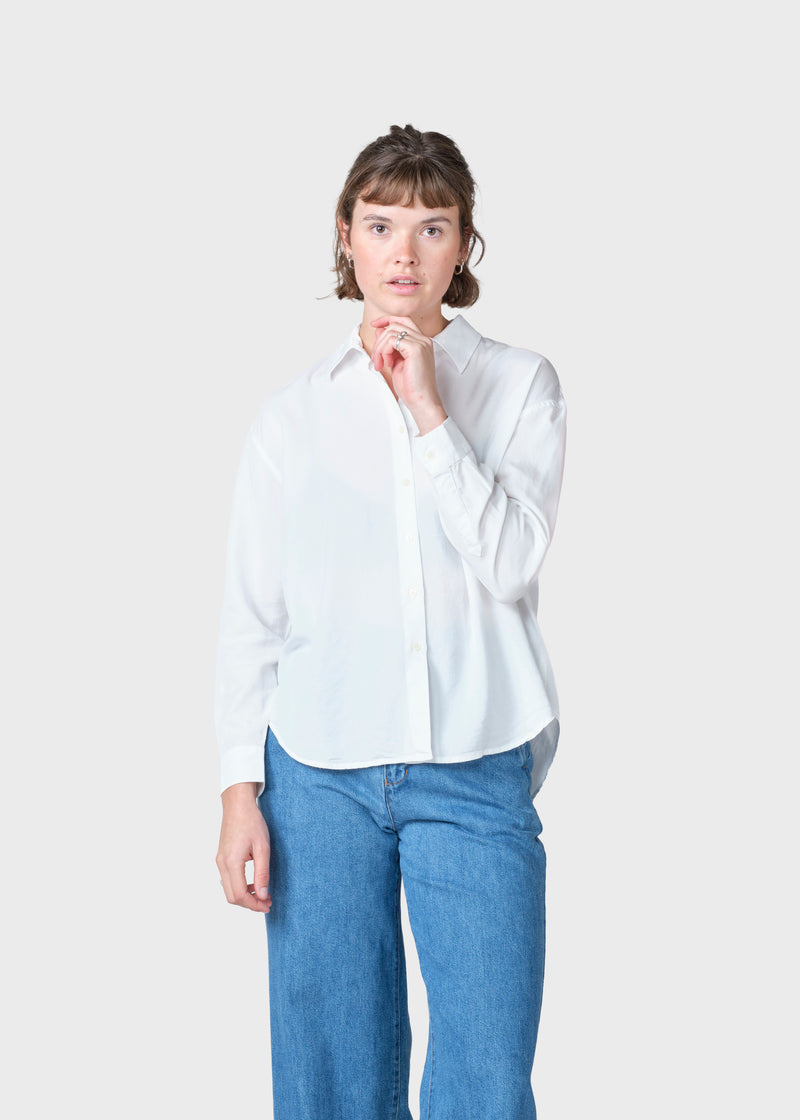 Klitmøller Collective ApS Ofelia short shirt  Shirts White