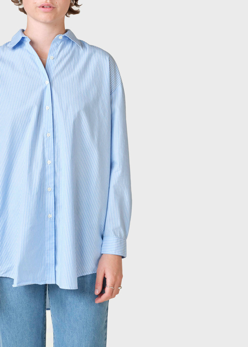 Klitmøller Collective ApS Ofelia striped shirt Shirts Light blue