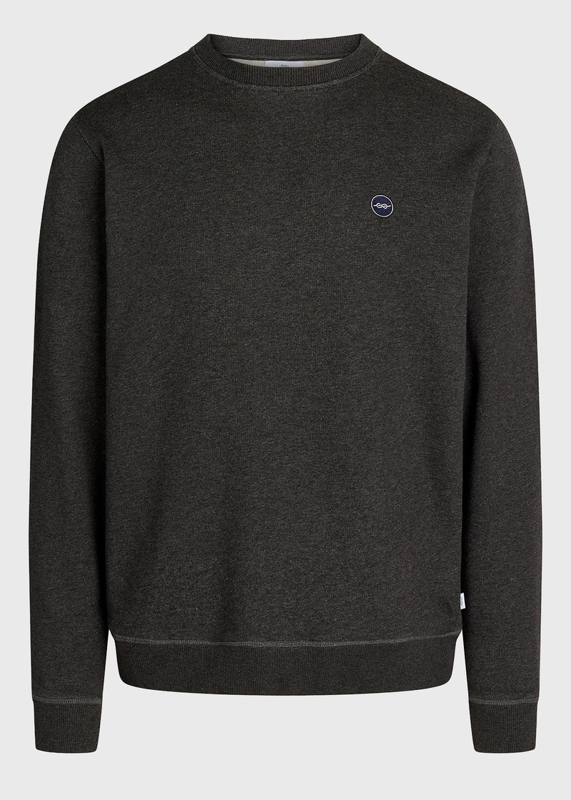 Klitmøller Collective ApS Olaf crew  Sweatshirts Anthracite melange