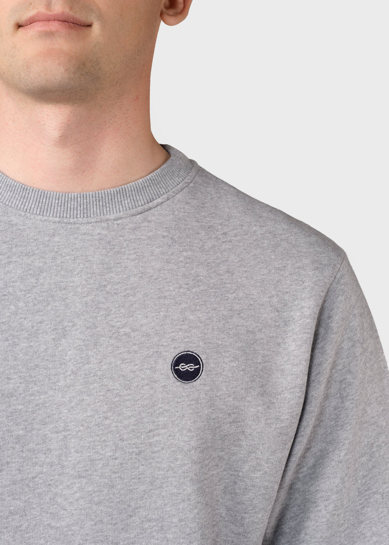 Klitmøller Collective ApS Olaf crew  Sweatshirts Grey melange