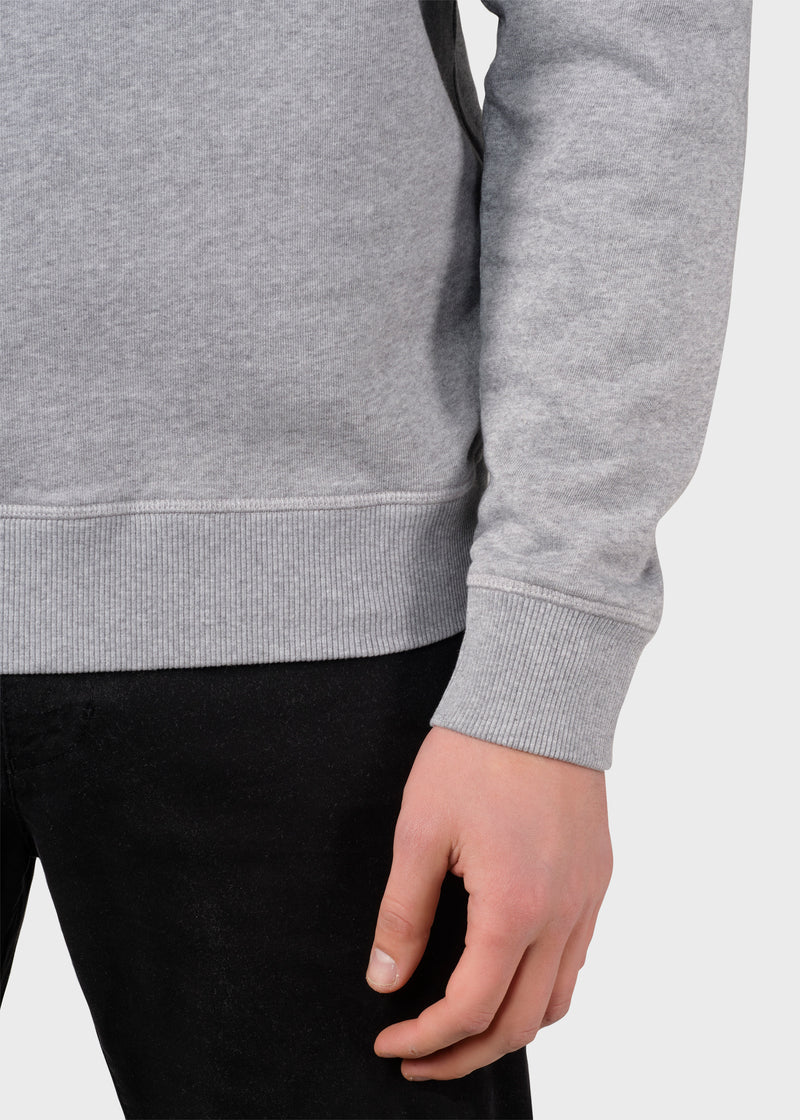 Klitmøller Collective ApS Olaf crew  Sweatshirts Grey melange