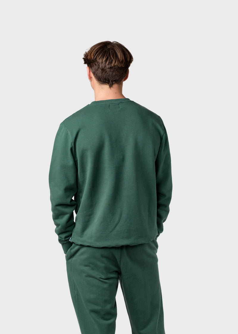 Klitmøller Collective ApS Olaf crew  Sweatshirts Moss Green