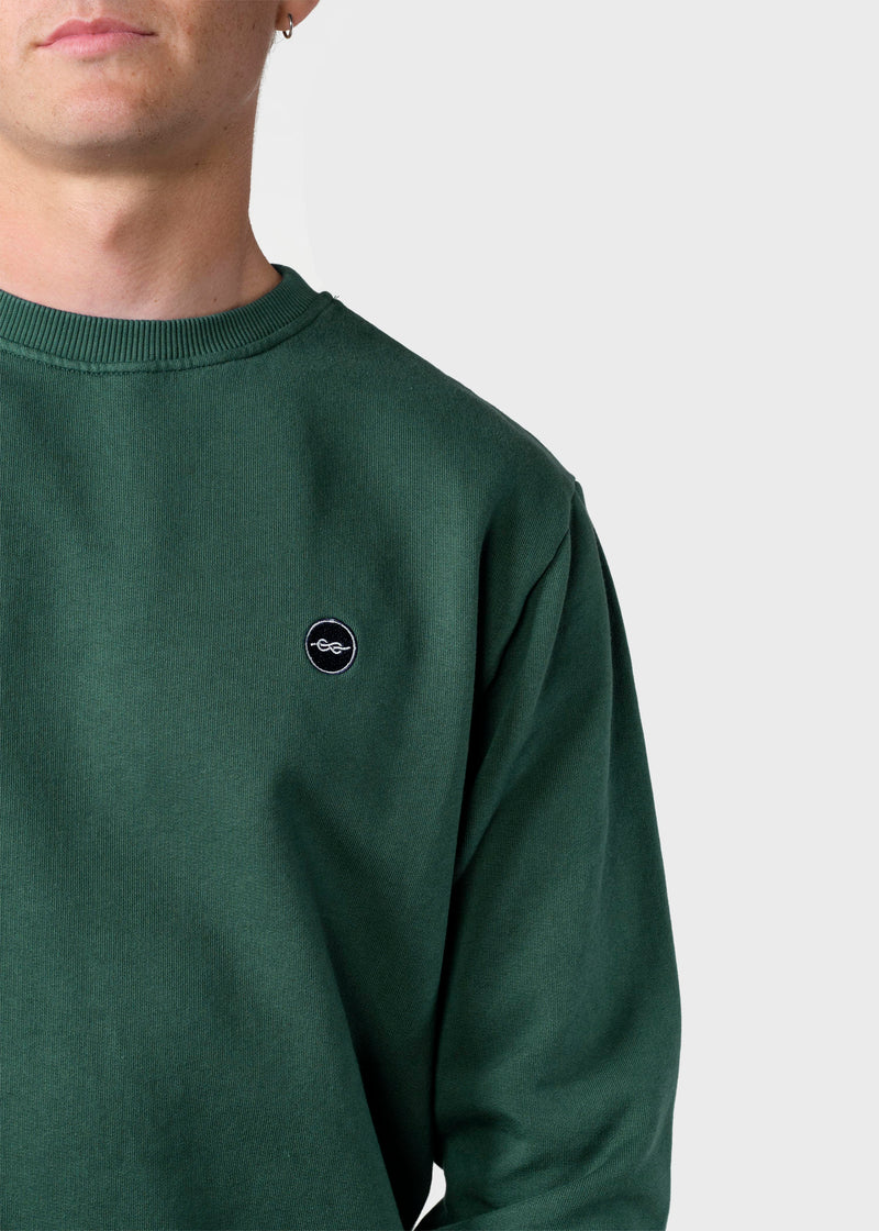 Klitmøller Collective ApS Olaf crew  Sweatshirts Moss Green