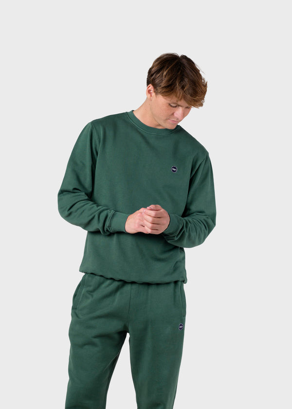 Klitmøller Collective ApS Olaf crew  Sweatshirts Moss Green