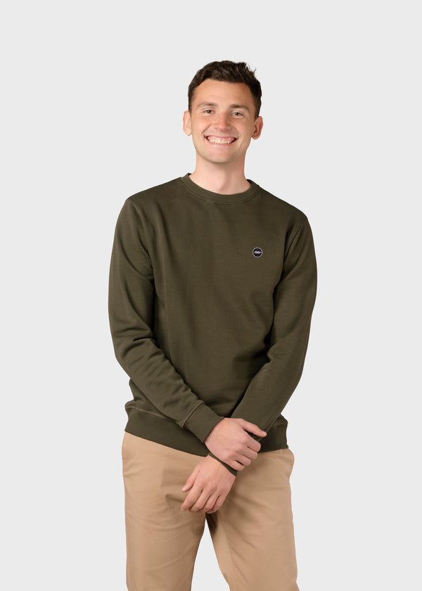 Klitmøller Collective ApS Olaf crew  Sweatshirts Olive