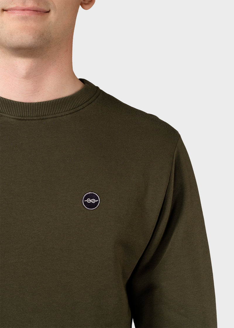 Klitmøller Collective ApS Olaf crew  Sweatshirts Olive