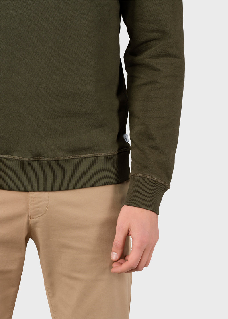 Klitmøller Collective ApS Olaf crew  Sweatshirts Olive