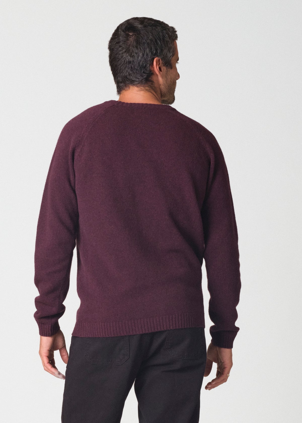 Klitmøller Collective ApS Ole knit Knitted sweaters Burgundy