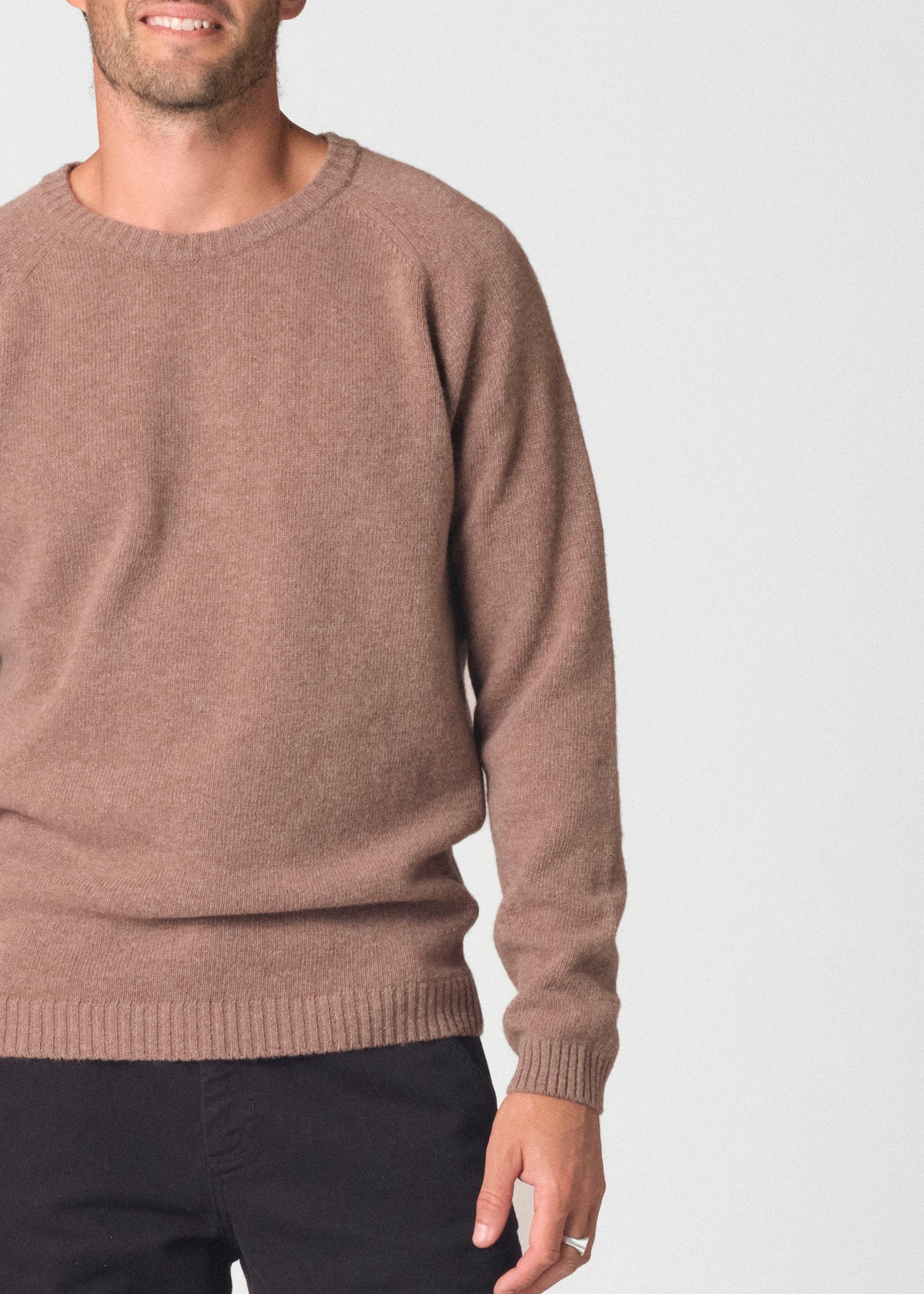 Klitmøller Collective ApS Ole knit Knitted sweaters Cashew