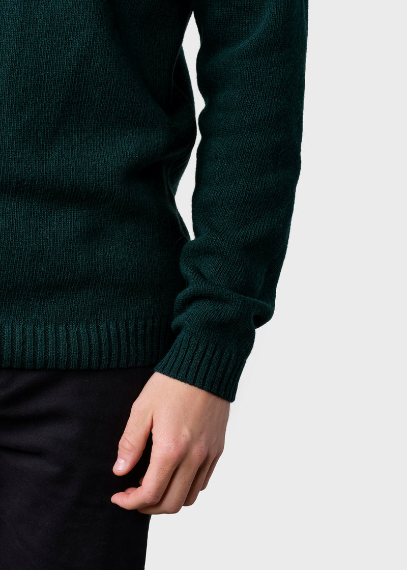 Klitmøller Collective ApS Ole knit Knitted sweaters Moss Green