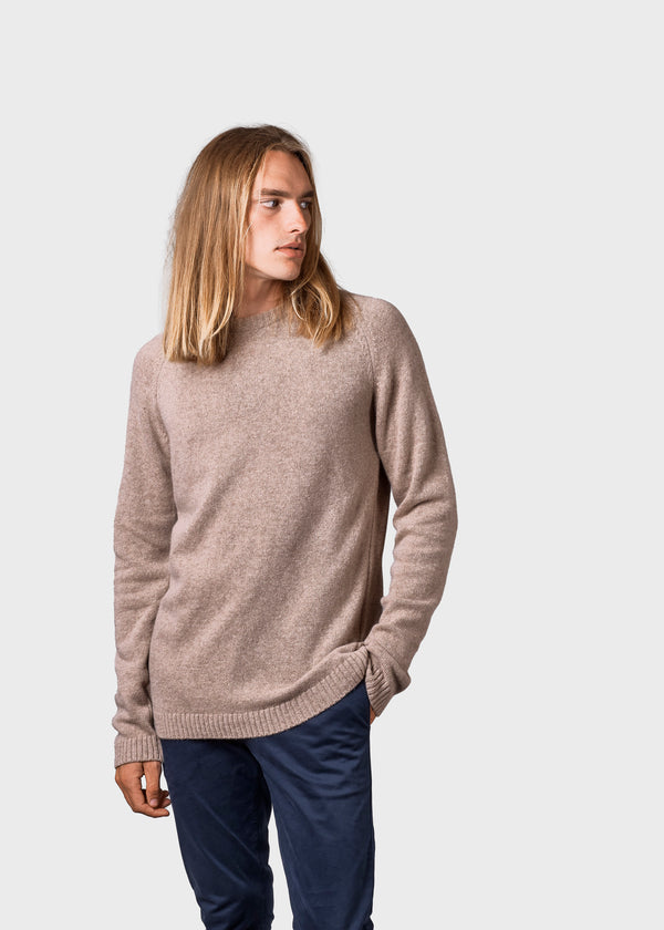 Klitmøller Collective ApS Ole knit Knitted sweaters Sand