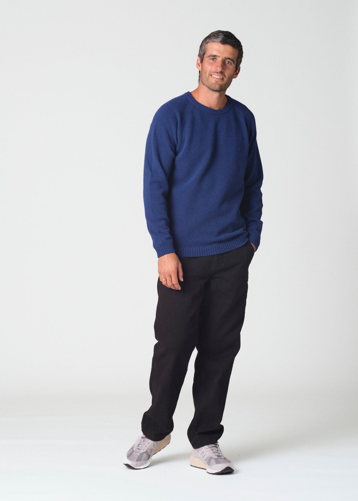 Klitmøller Collective ApS Ole knit Knitted sweaters Surf blue