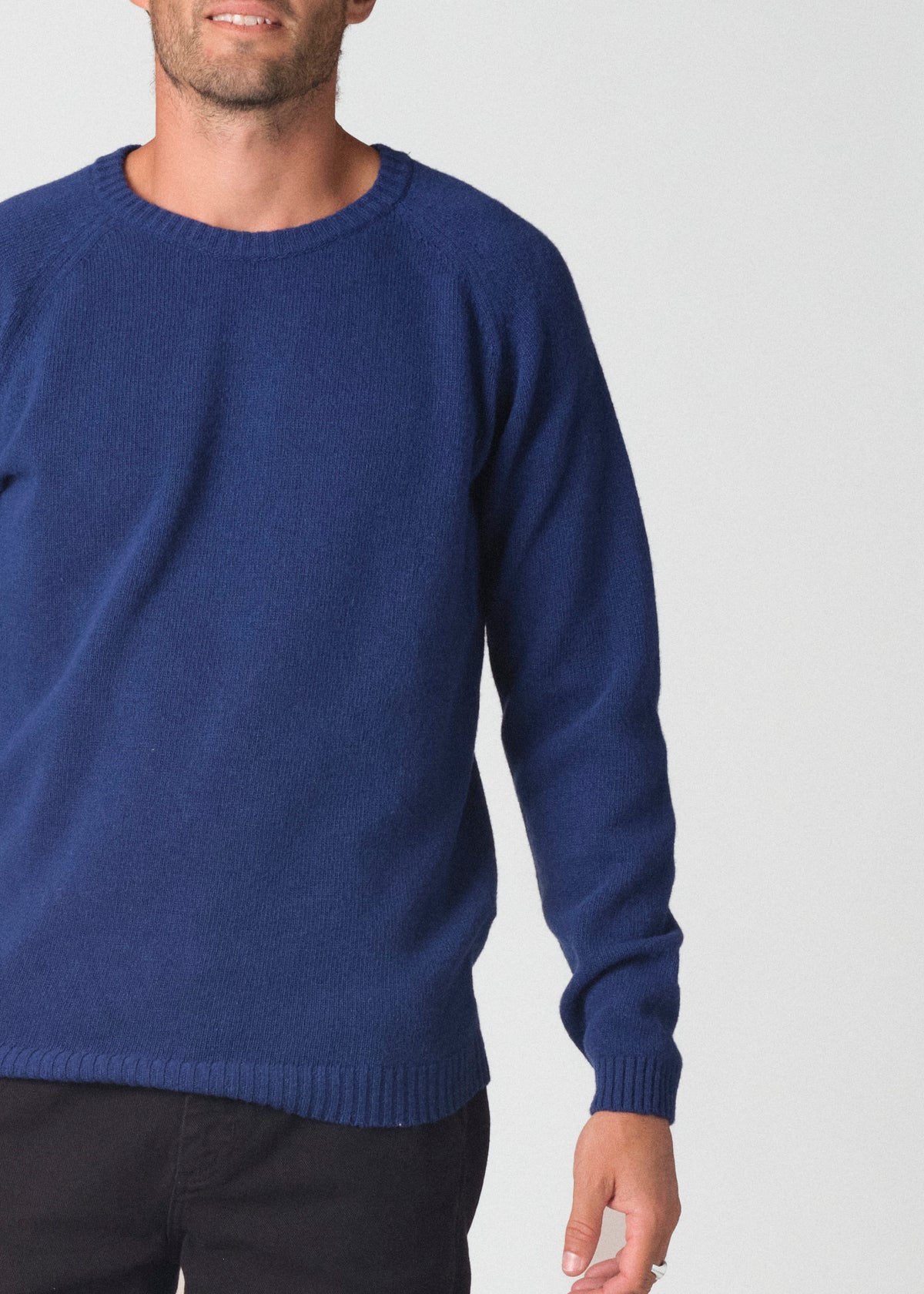 Klitmøller Collective ApS Ole knit Knitted sweaters Surf blue