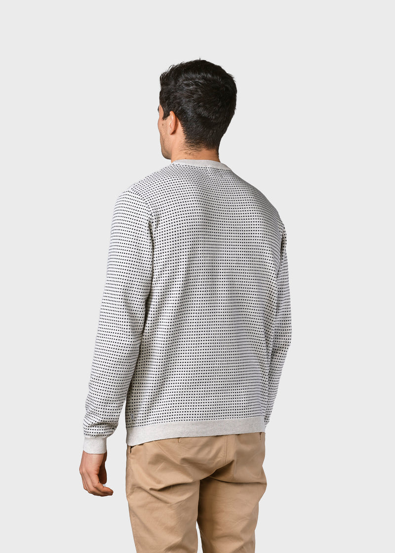 Klitmøller Collective ApS Otto knit Knitted sweaters Cream/navy
