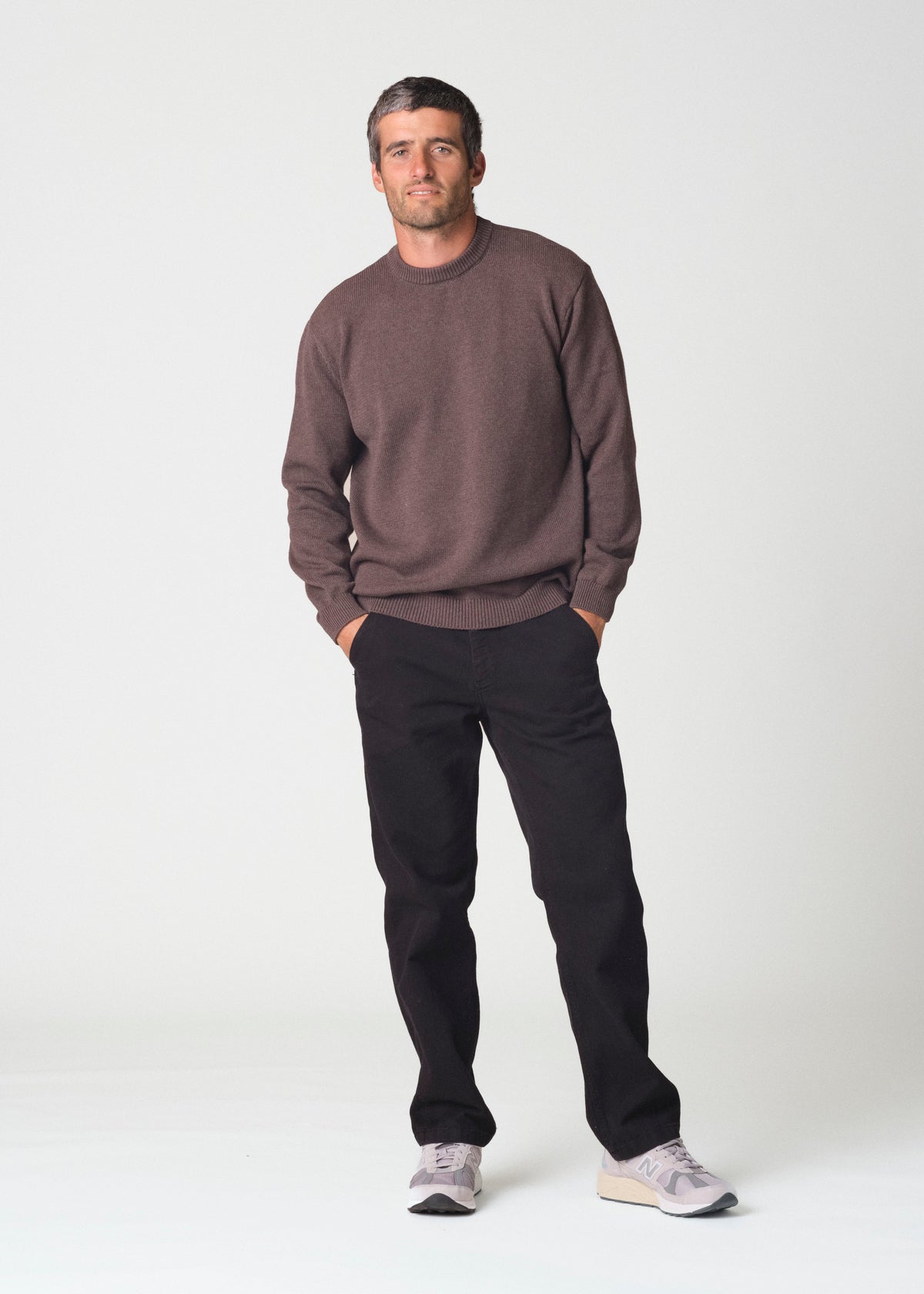 Klitmøller Collective ApS Owen knit Knitted sweaters Taupe