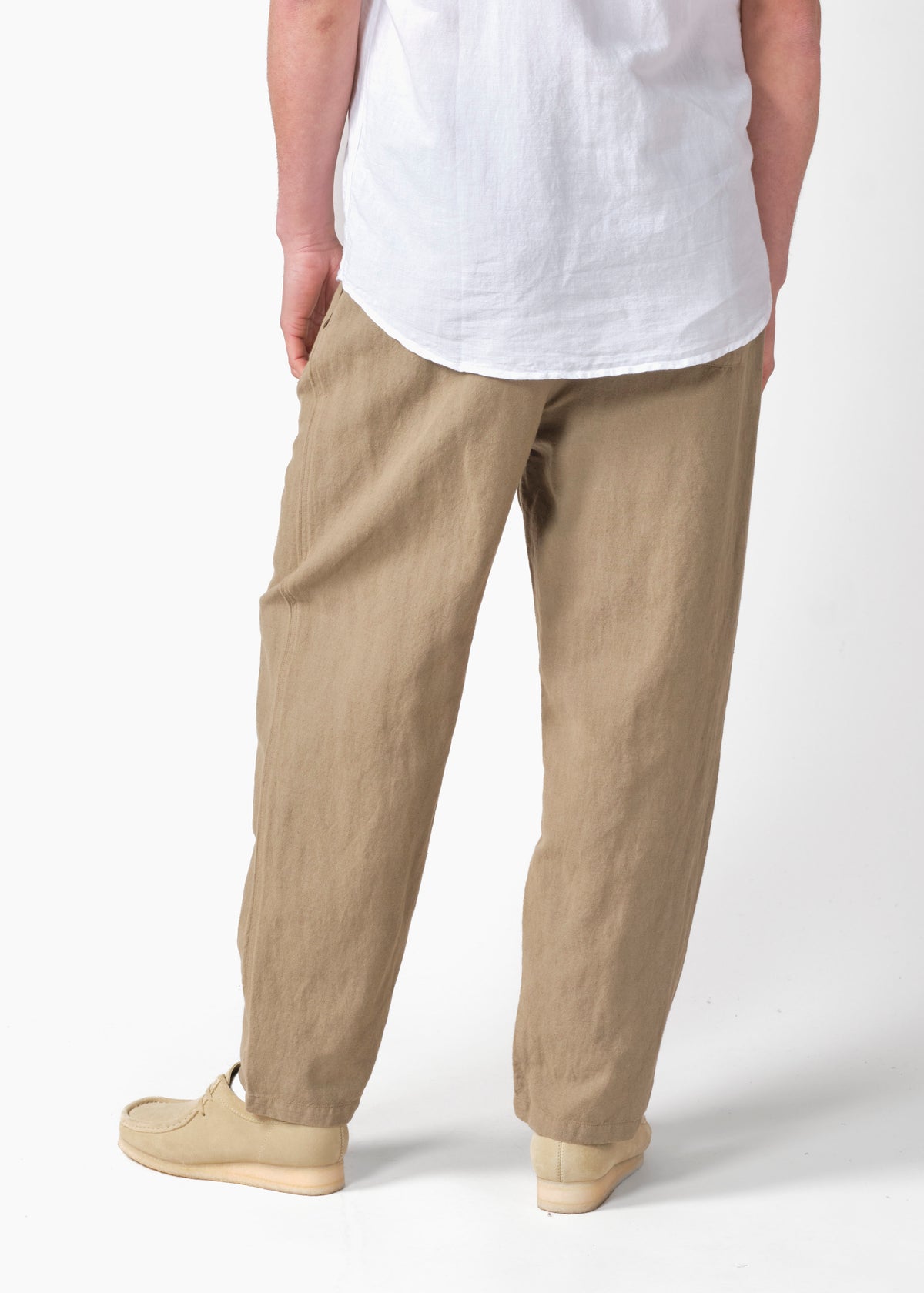 Klitmøller Collective ApS Paul linen pant OCS Pants Cashew