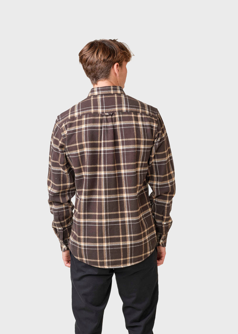 Klitmøller Collective ApS Pedro shirt Shirts Brown tones