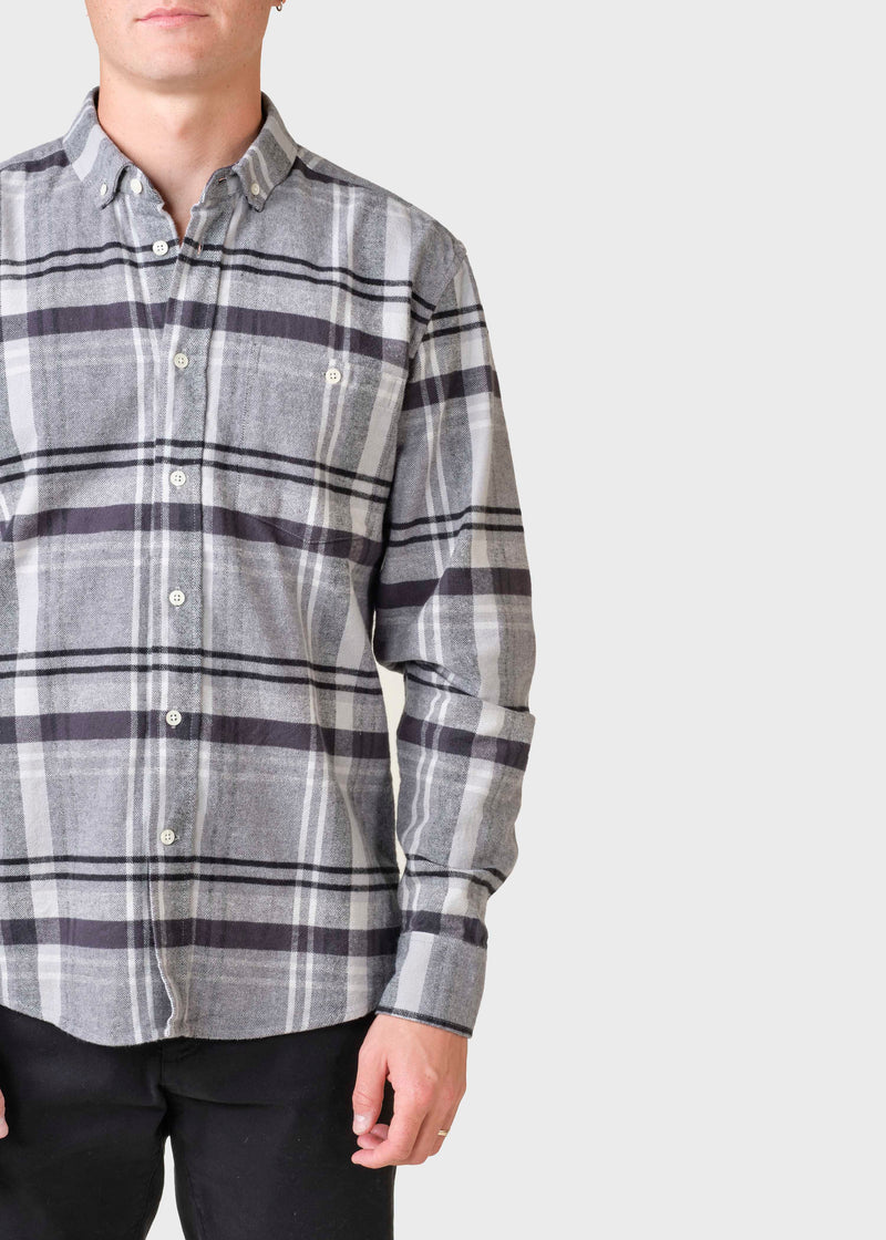 Klitmøller Collective ApS Pedro shirt Shirts Grey tones