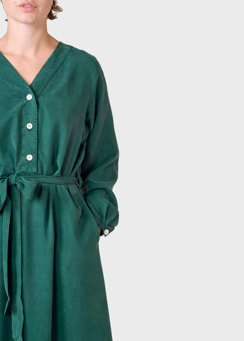 Klitmøller Collective ApS Pernille LS dress  Dress Moss Green