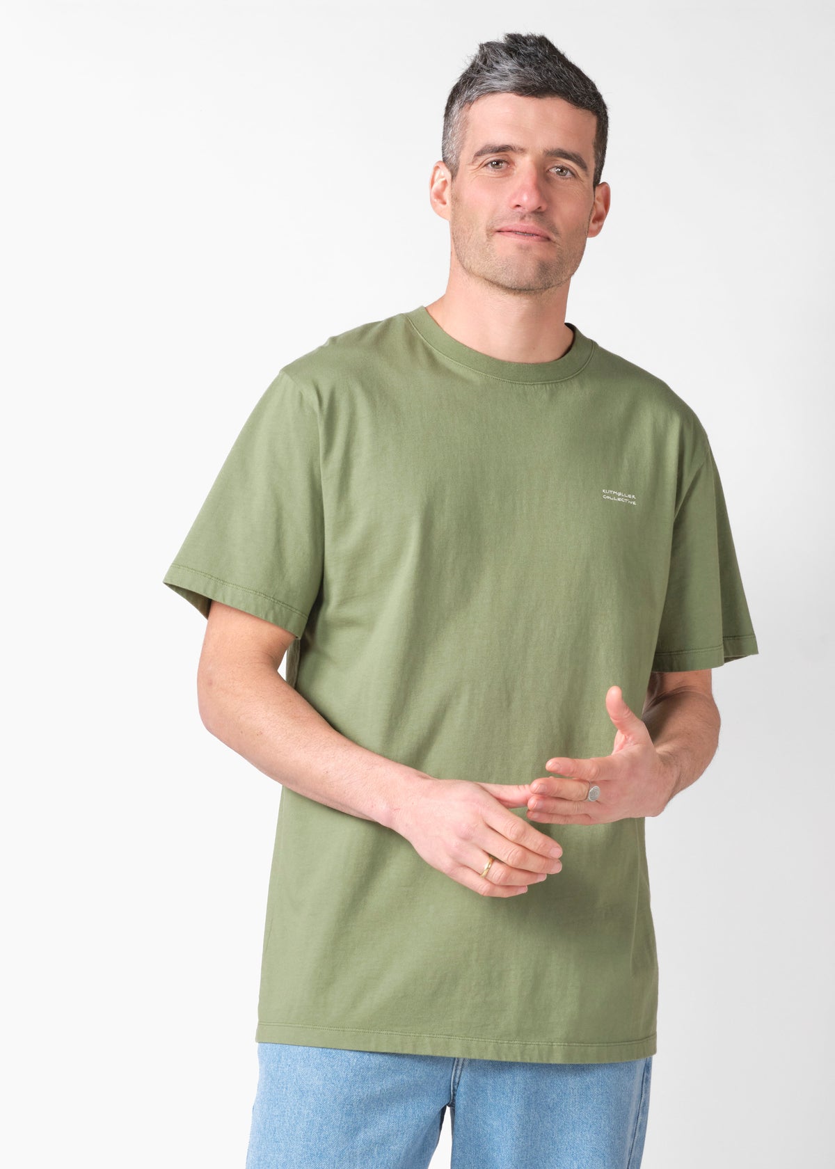 Klitmøller Collective ApS Poldi tee OCS T-Shirts Herb green