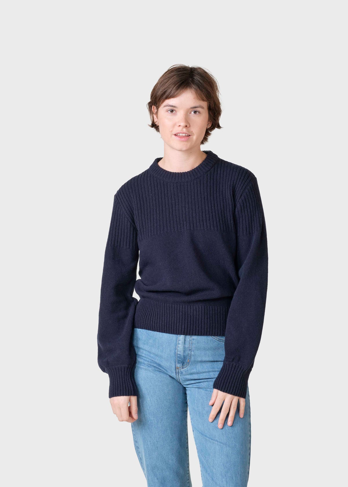 Klitmøller Collective ApS Rachel knit Knitted sweaters Navy