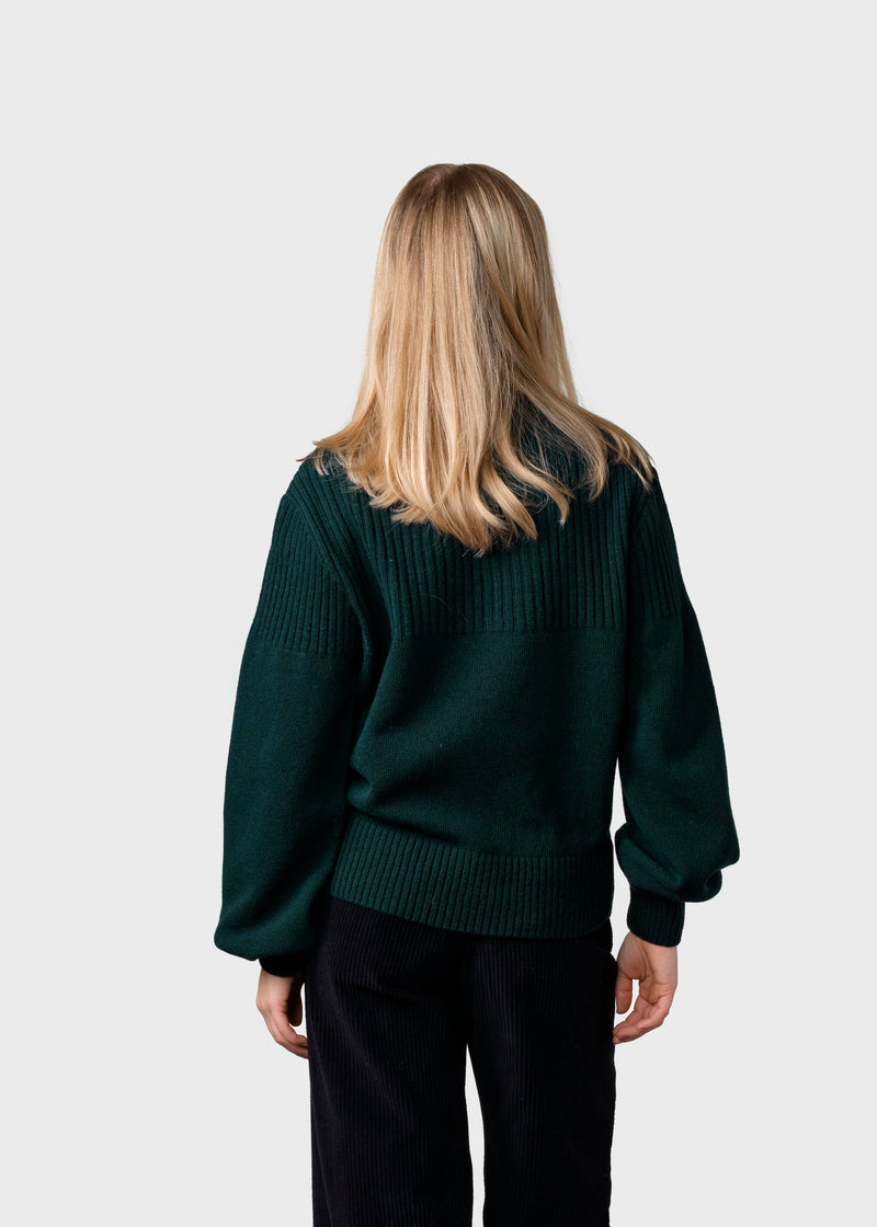 Klitmøller Collective ApS Rachel knit  Knitted sweaters Moss Green