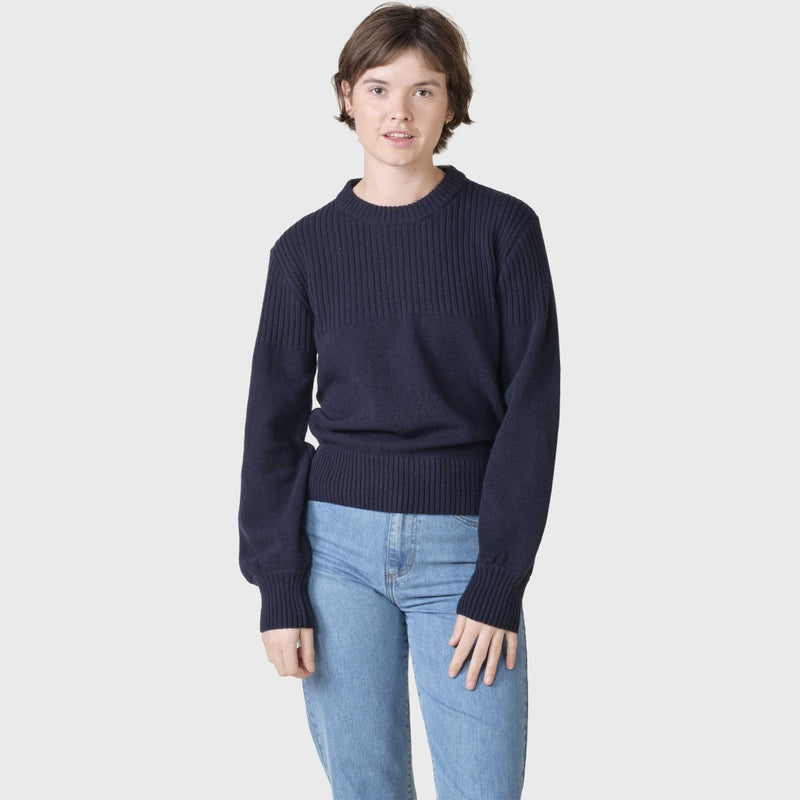 Klitmøller Collective ApS Rachel knit  Knitted sweaters Navy