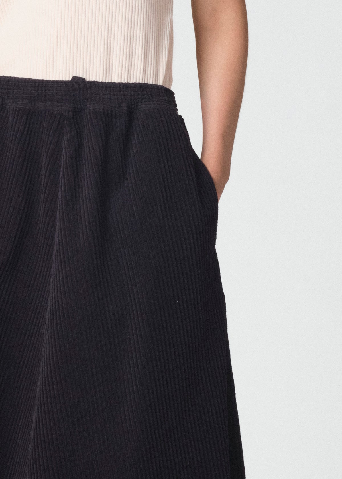 Klitmøller Collective ApS Ramona cord skirt Skirts Black
