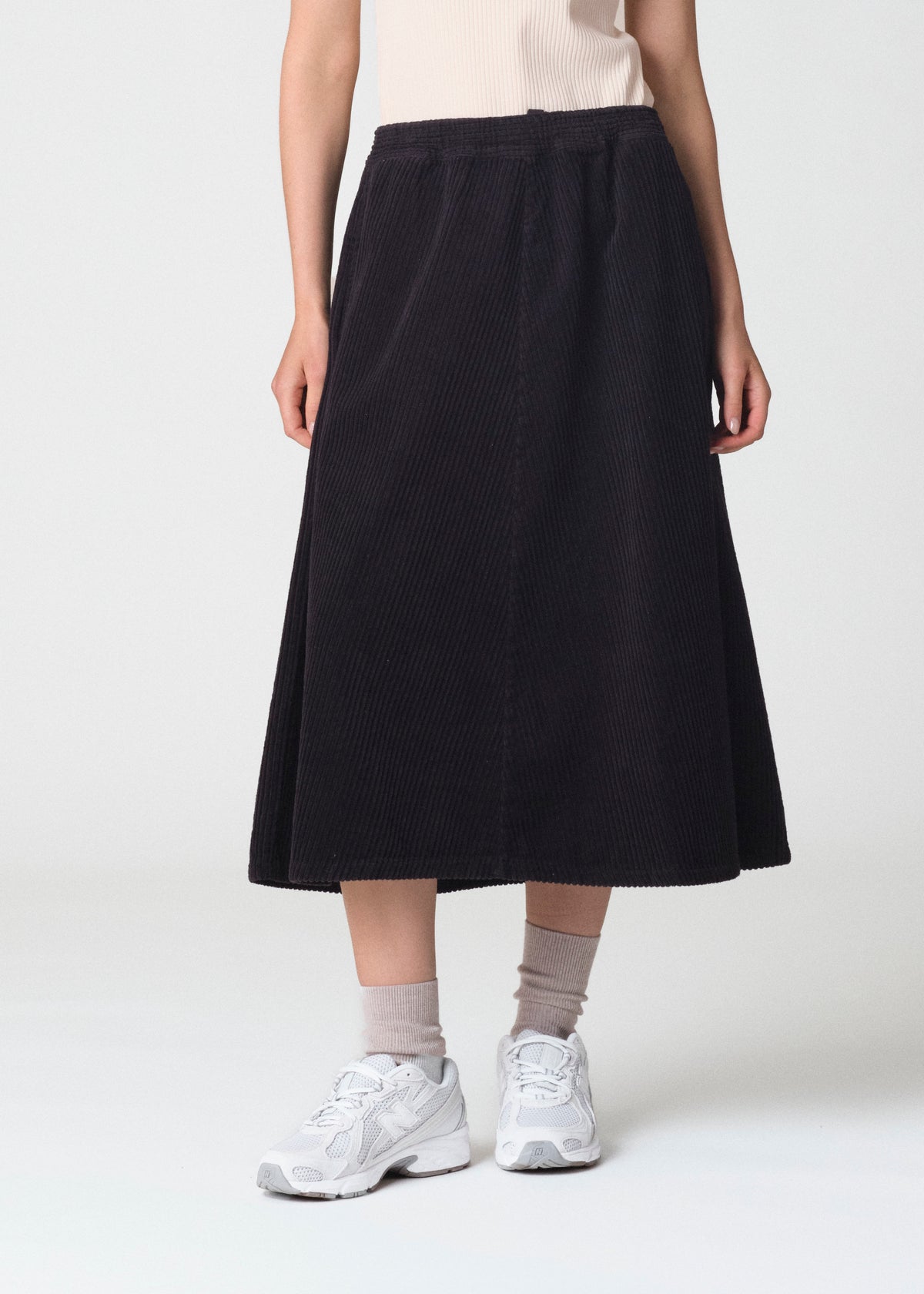 Klitmøller Collective ApS Ramona cord skirt  Skirts Black