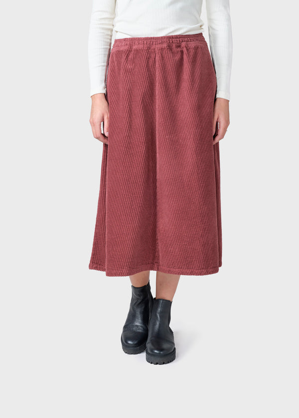 Klitmøller Collective ApS Ramona cord skirt  Skirts Burgundy