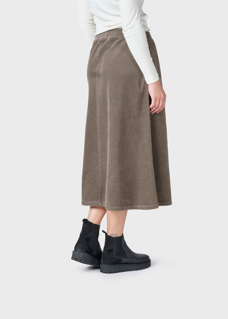 Klitmøller Collective ApS Ramona cord skirt  Skirts Taupe