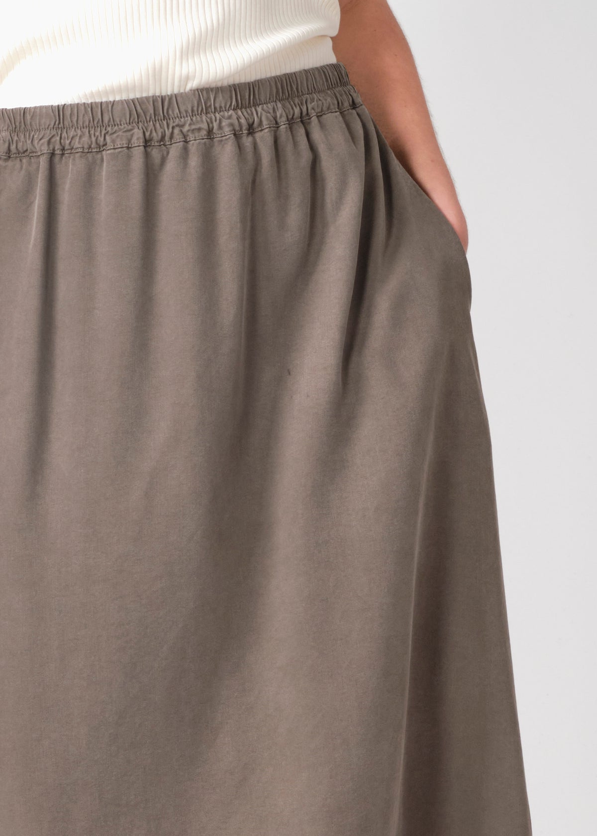 Klitmøller Collective ApS Ramona skirt Skirts Taupe