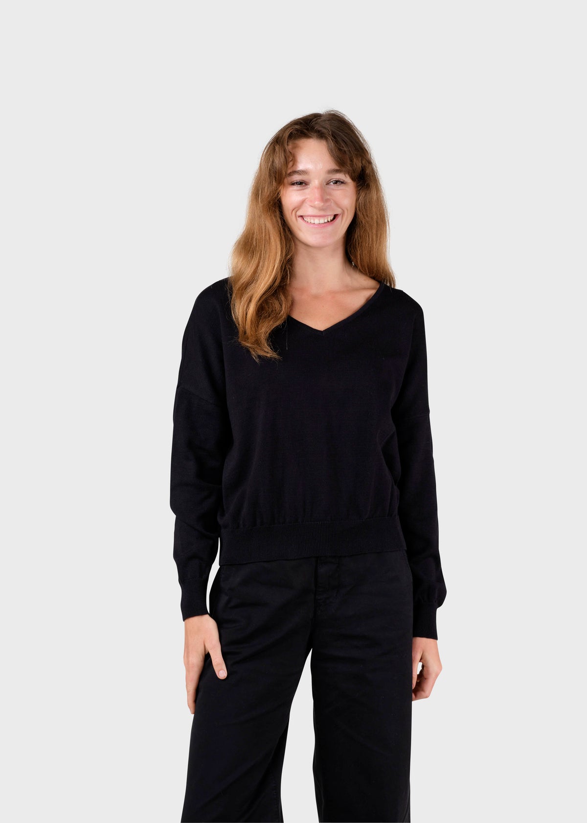Klitmøller Collective ApS Randi knit Knitted sweaters Black