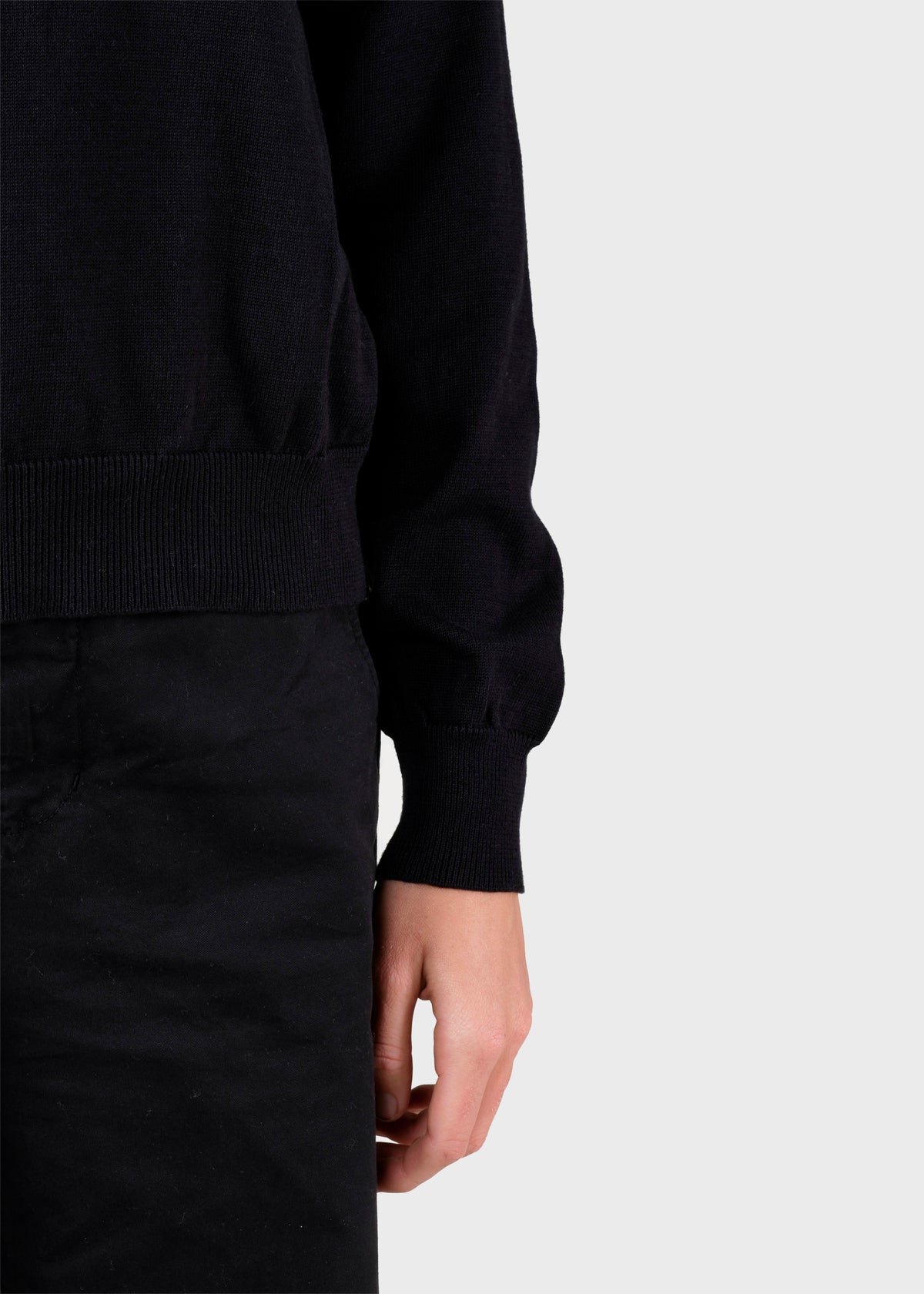 Klitmøller Collective ApS Randi knit Knitted sweaters Black
