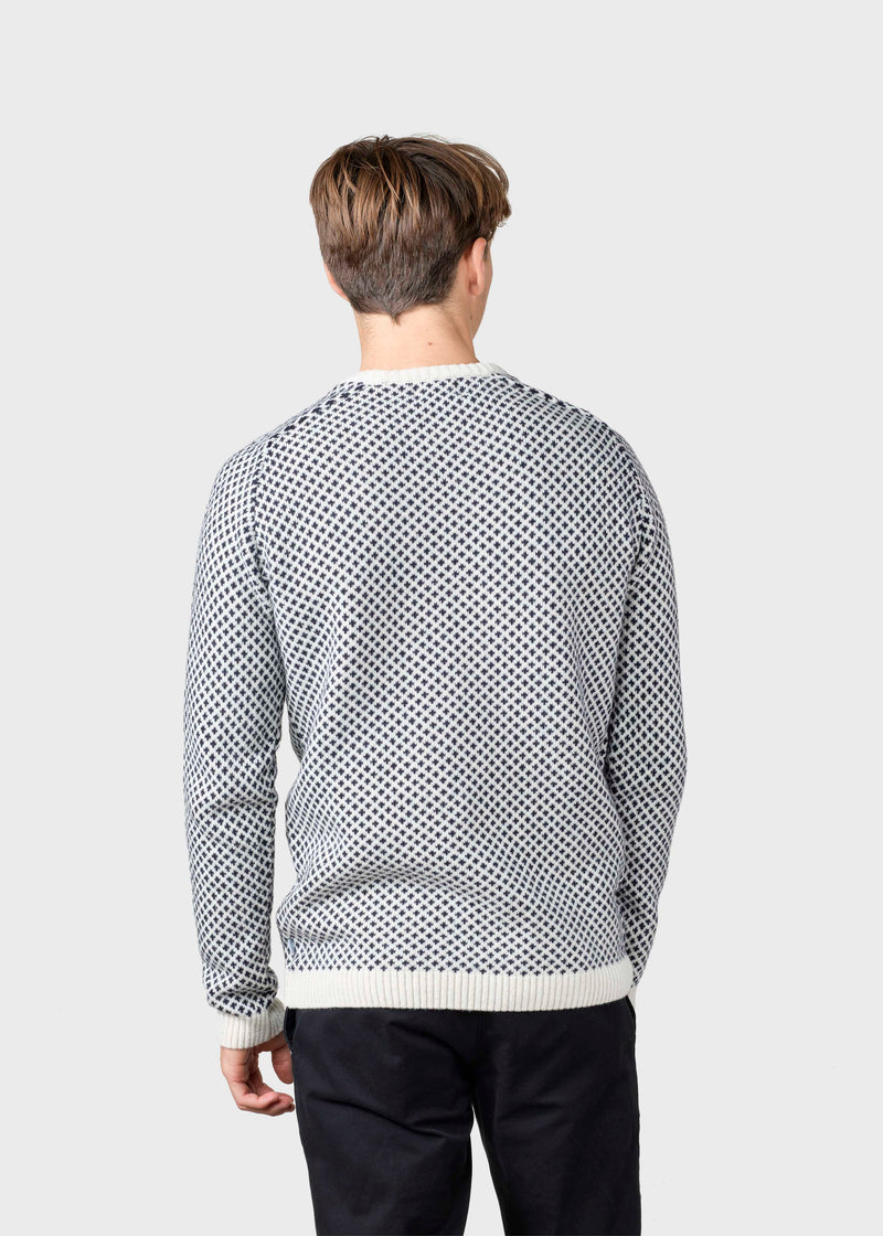 Klitmøller Collective ApS Rene knit  Knitted sweaters Cream/navy