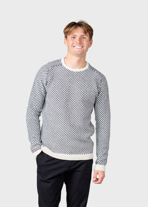 Klitmøller Collective ApS Rene knit  Knitted sweaters Cream/navy