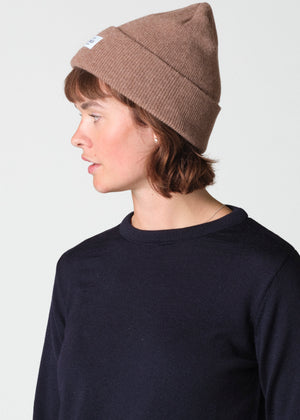 Klitmøller Collective ApS Rib beanie Beanies Cashew