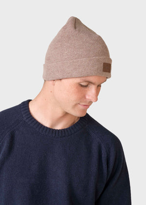 Klitmøller Collective ApS Rib beanie Beanies Sand