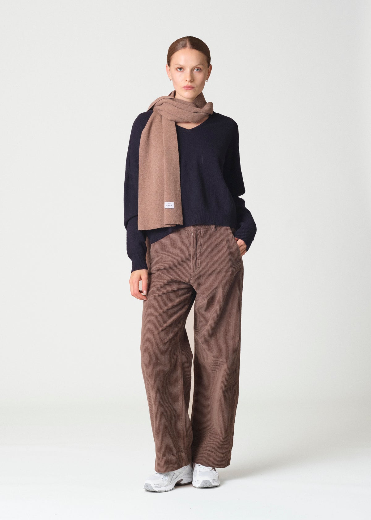 Klitmøller Collective ApS Rib scarf Scarfs Cashew