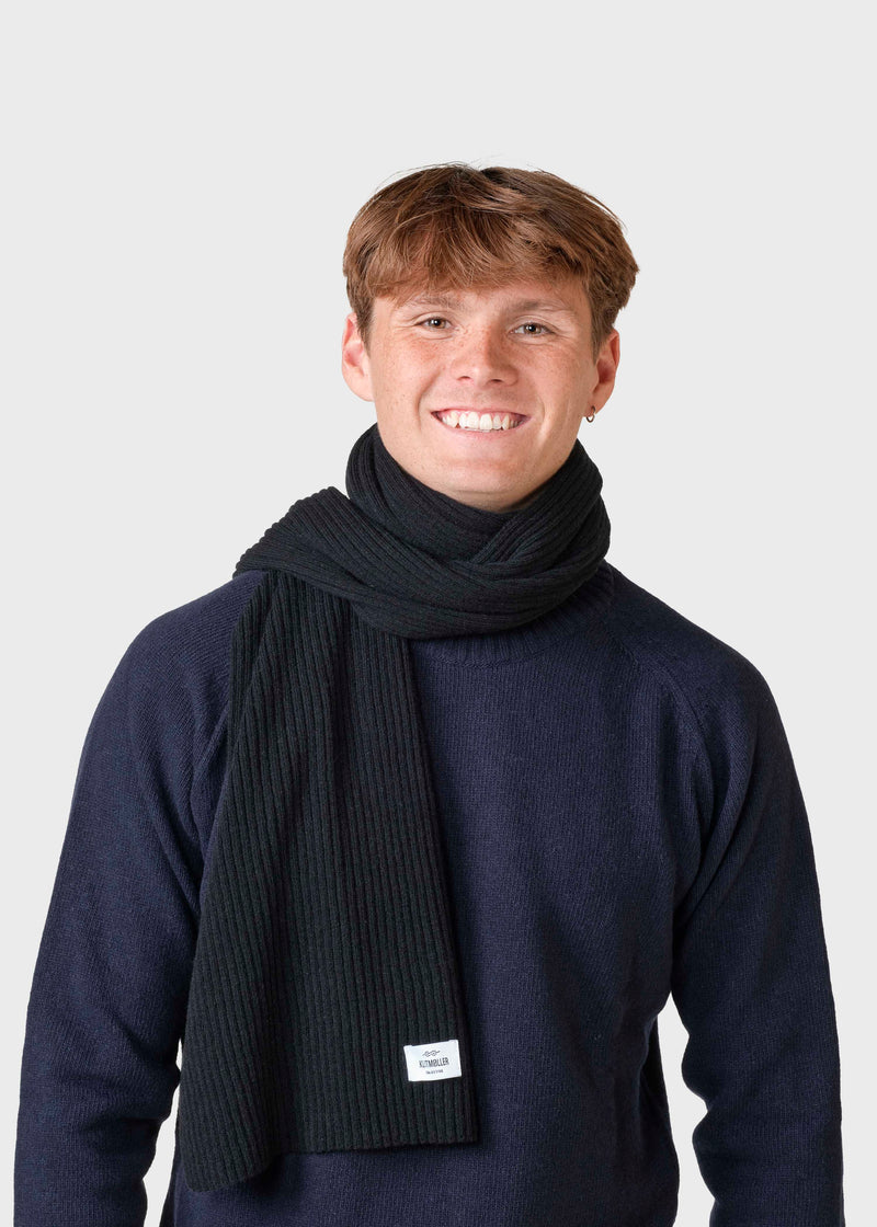 Klitmøller Collective ApS North Scarf Scarfs Black