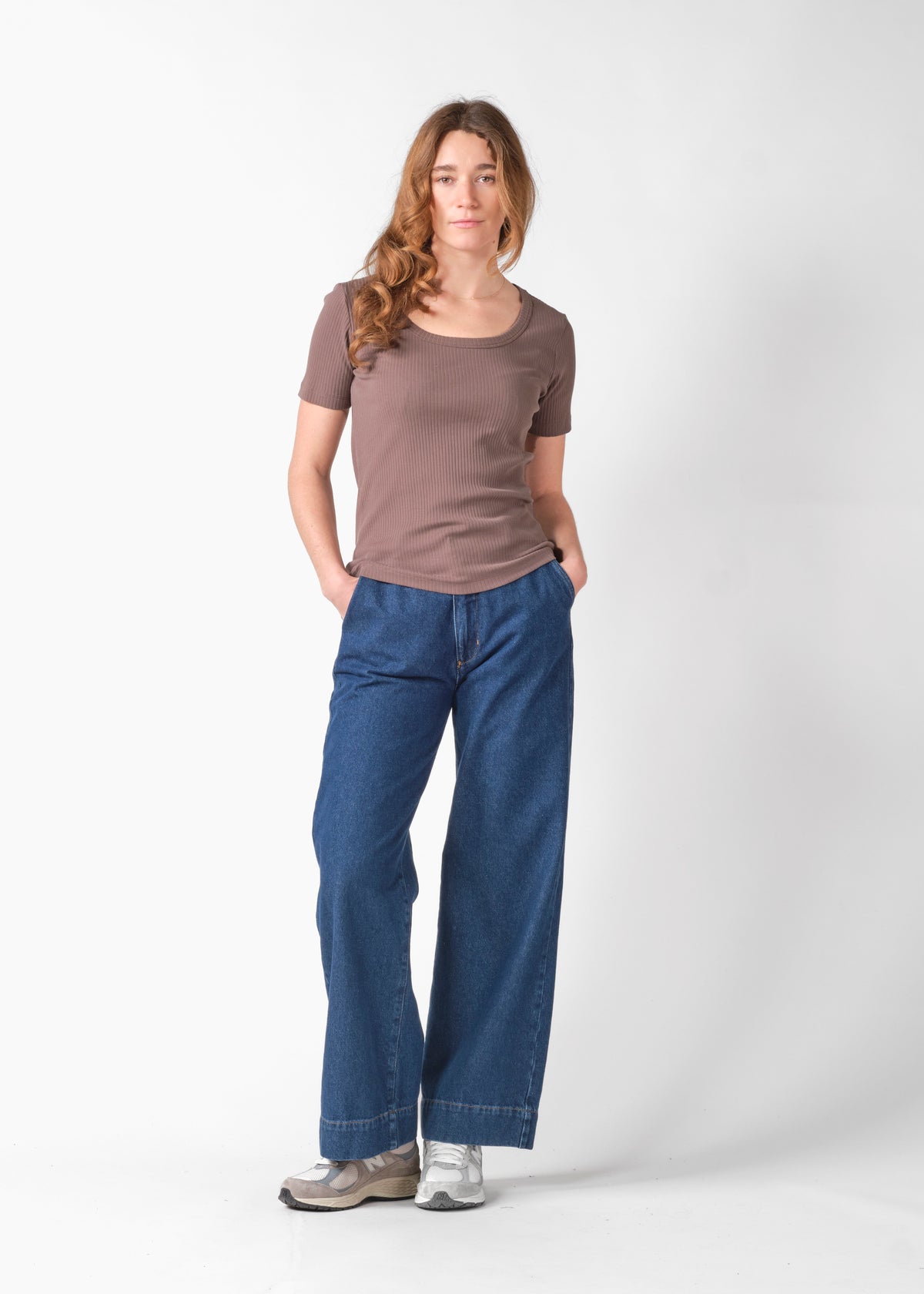 Klitmøller Collective ApS Rib tee OCS T-Shirts Taupe