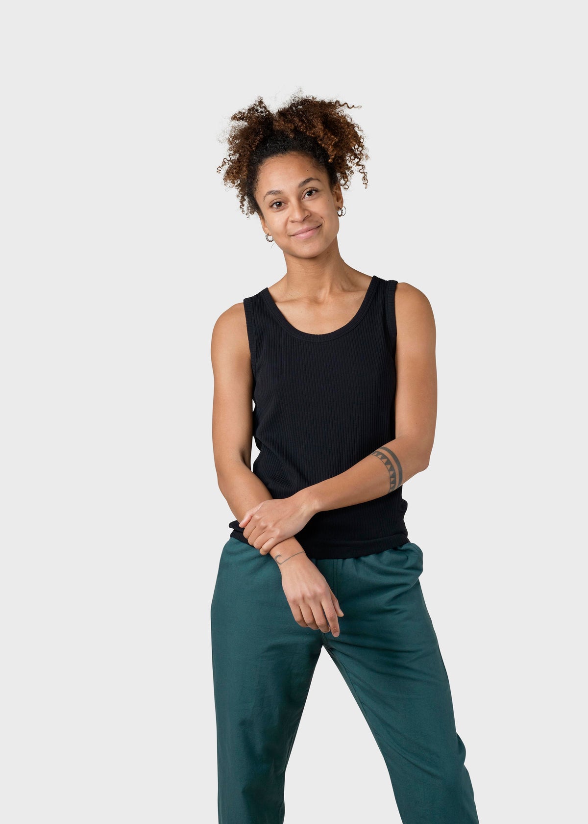 Klitmøller Collective ApS Rib top OCS T-Shirts Black