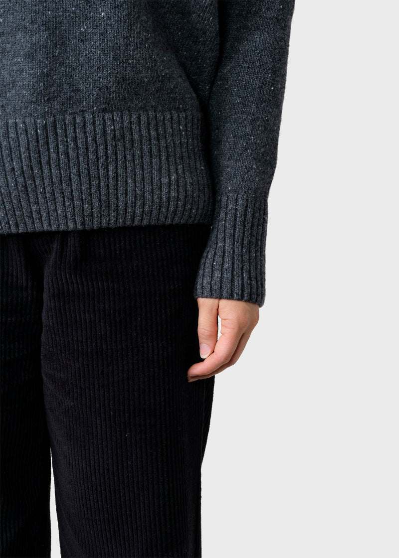 Klitmøller Collective ApS Røskva knit  Knitted sweaters Grey melange