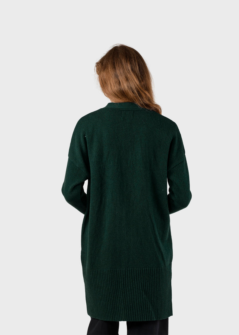 Klitmøller Collective ApS Rosemarie knit cardigan Knitted sweaters Moss Green