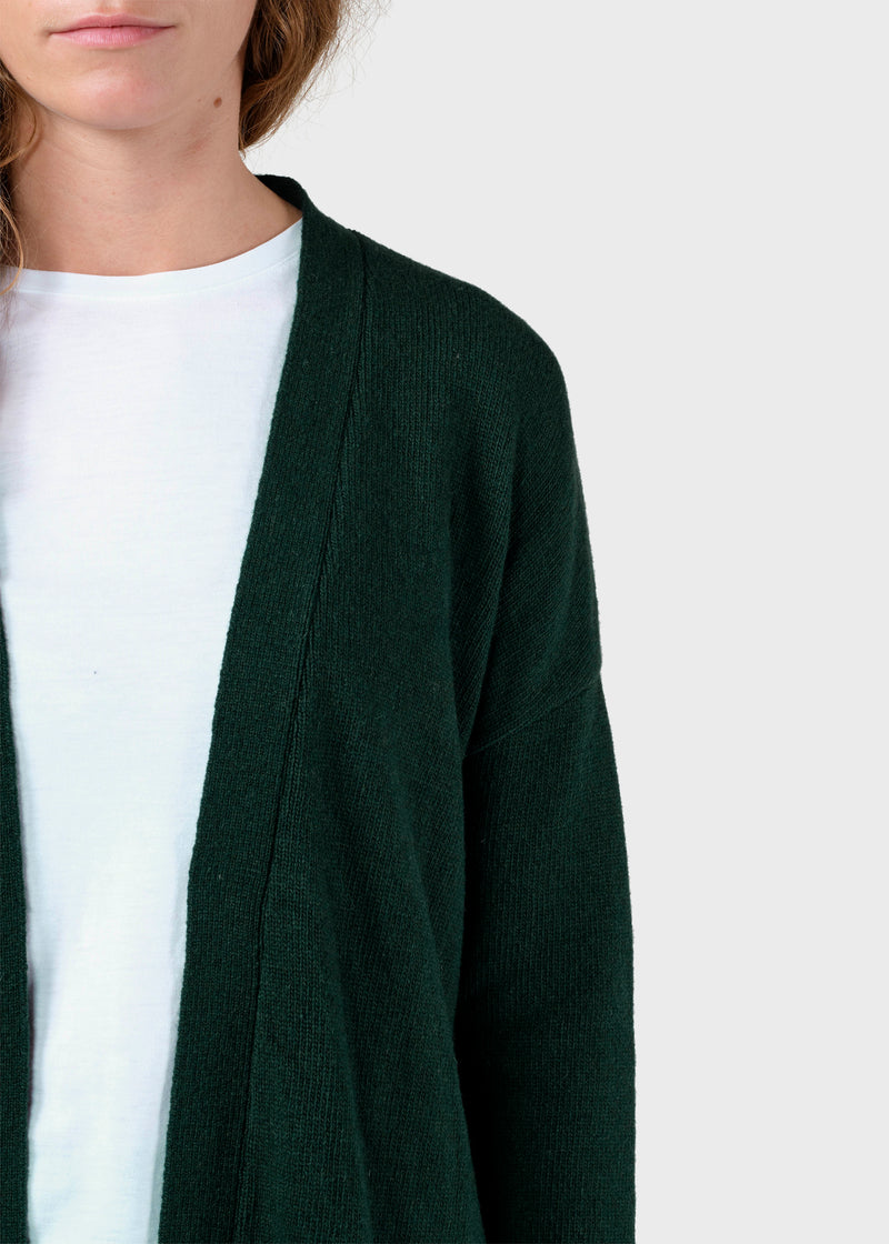 Klitmøller Collective ApS Rosemarie knit cardigan Knitted sweaters Moss Green